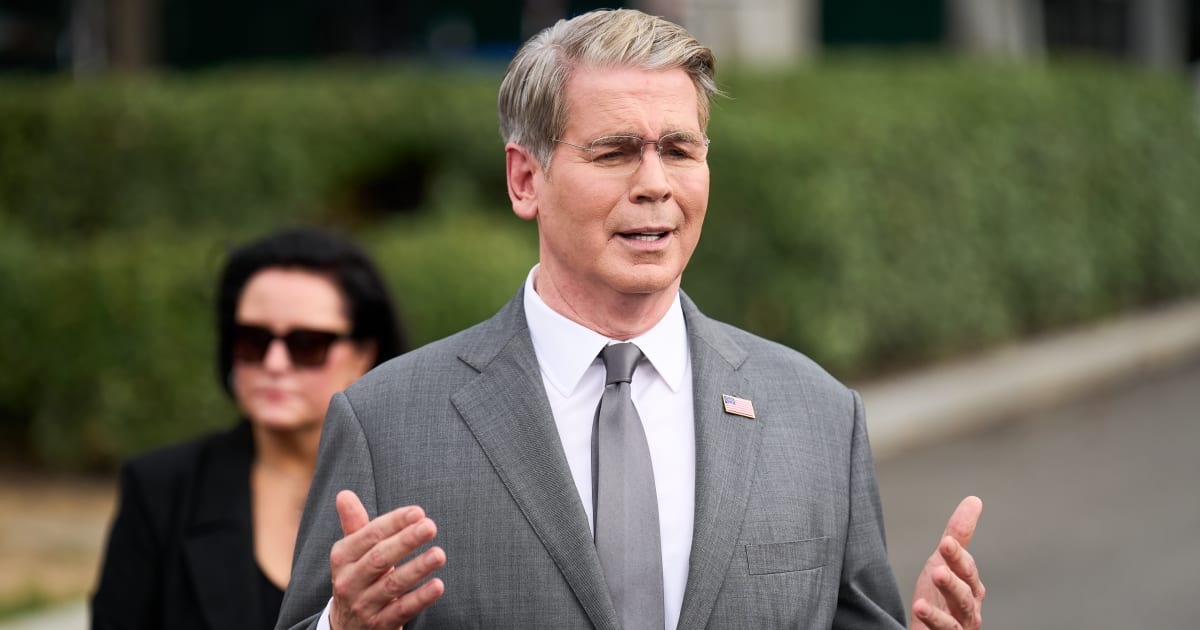 Scott Bessent said President Donald Trump had empowered the US to use its full economic and governmental powers against Iran (AP Photo/Jacquelyn Martin)