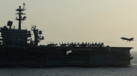 Fact Check: Did Trump blame windmills for food shortages aboard the USS Abraham Lincoln?
