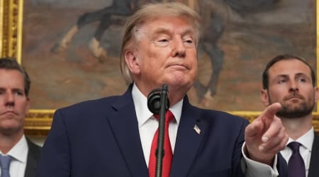 Another setback for Trump as Kennedy Center delays putting his name back on building