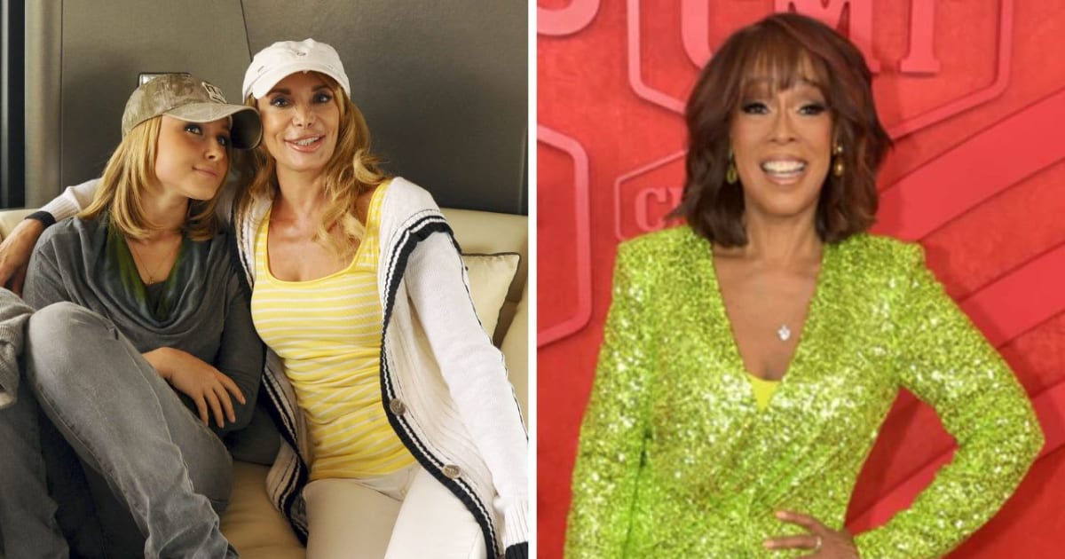 Gayle King (R) talks about Hayden Panettiere's estranged mother, Lesley Vogel, and her recent comments (Peter Carrette Archive/Getty Images, Getty Images)