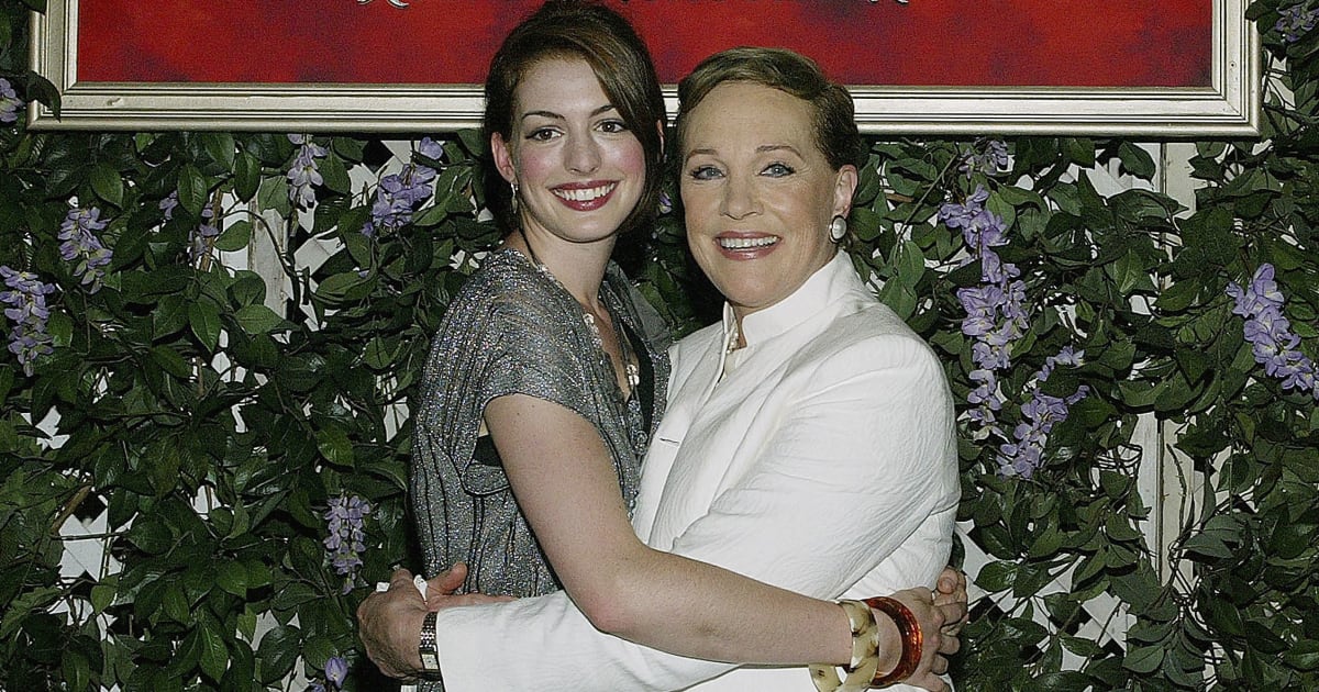 Anne Hathaway said the team tried to bring Julie Andrews back for 'Princess Diaries 3,' but Andrews confirmed she will not return (Getty Images)
