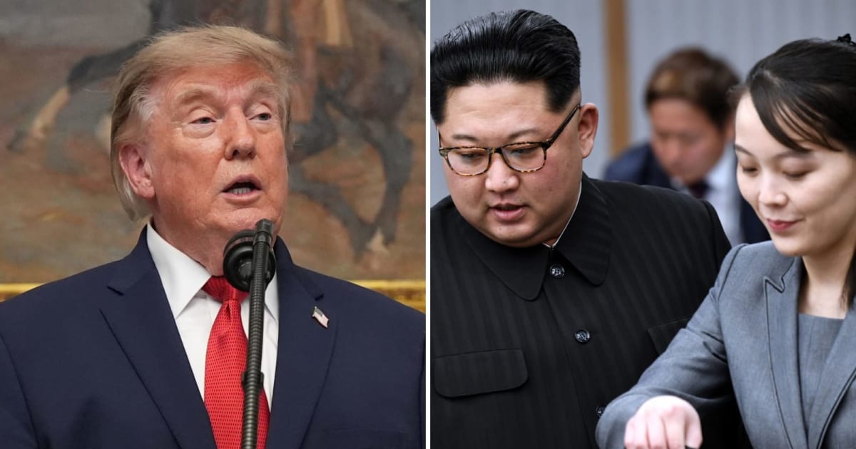 President Donald Trump said Kim Jong Un had responded to his outreach and described the response as positive (Getty Images)