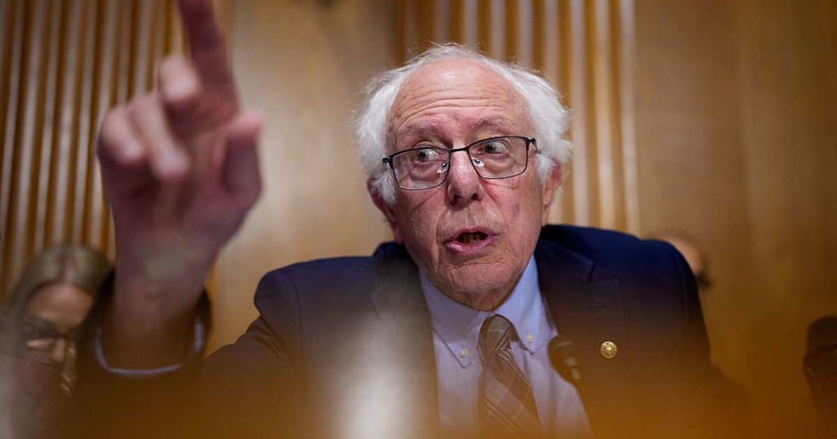 Social media rumor claims Sen. Bernie Sanders said that his 35 years in Congress will come to an end if the Save America Act is passed (Getty Images)