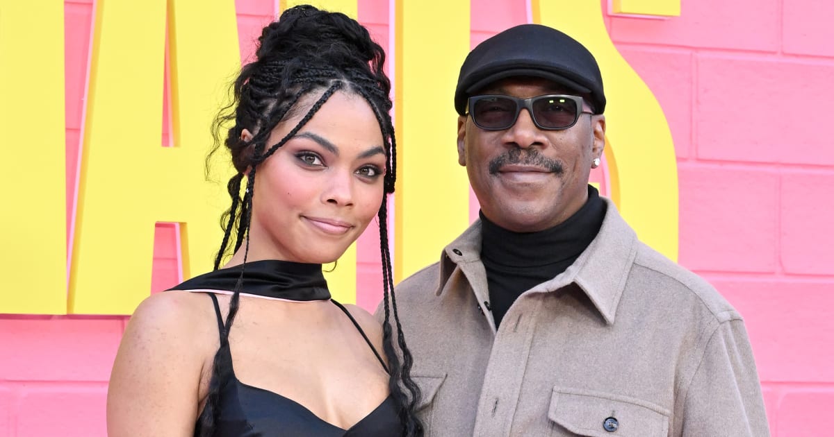 Bella Murphy and Eddie Murphy attend the Premiere of Netflix's 'Roommates' at The Egyptian Theatre Hollywood on April 13, 2026 in Los Angeles, California (Axelle/Bauer-Griffin/Film Magic)