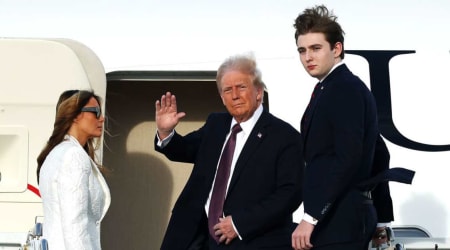 Fact Check: Did Trump say 'it's none of your business' when asked about Barron's net worth?
