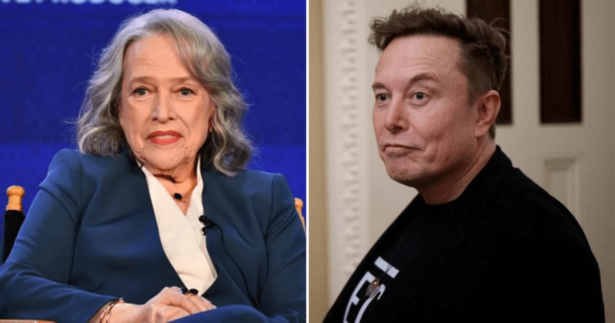 An online post shared a collage of the two and suggested that Bates should play Musk in a movie about his life (Getty Images)