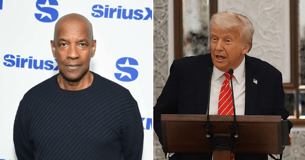 A viral social media post claims Denzel Washington praised President Donald Trump by calling him a great friend (Getty Images)