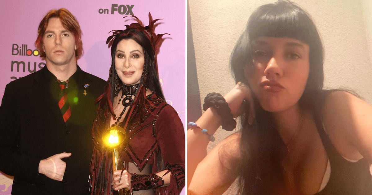 Cher’s daughter-in-law Marieangela King was pictured objecting to the singer’s conservatorship bid over Elijah Blue Allman (Getty Images, @marieangelaking/Instagram)