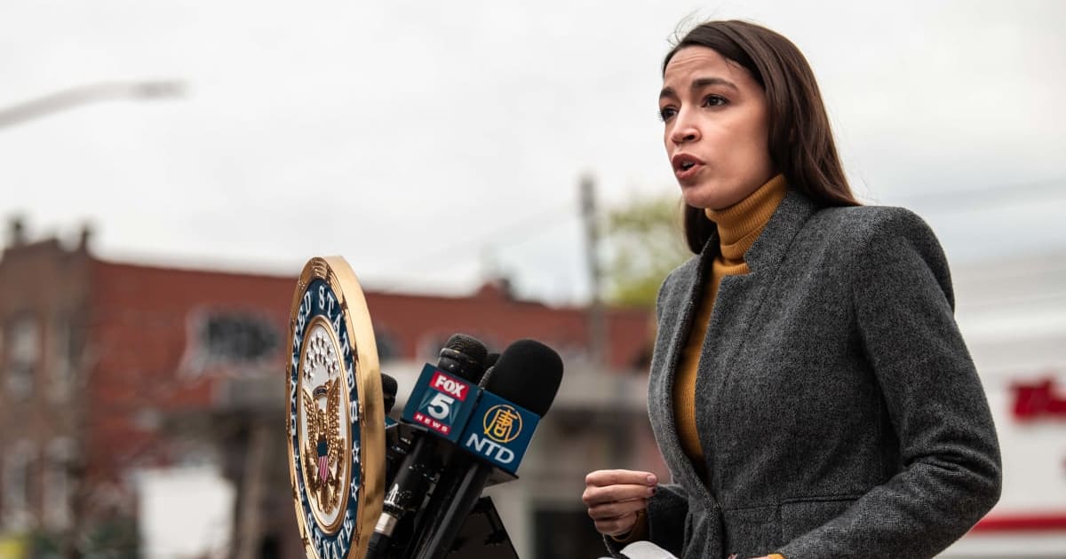 The DSA Liberation Caucus said Alexandria Ocasio-Cortez had moved away from positions it considered central to the socialist movement (Getty Images)