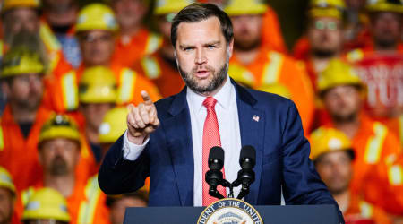 JD Vance gets emotional remembering 'papaw' in a full-circle moment at steel mill