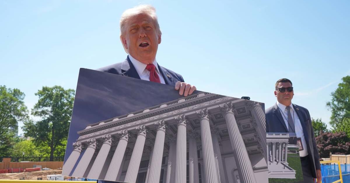 Supreme Court gives temporary green light to Trump's controversial ballroom (AP Photo/Jacquelyn Martin)
