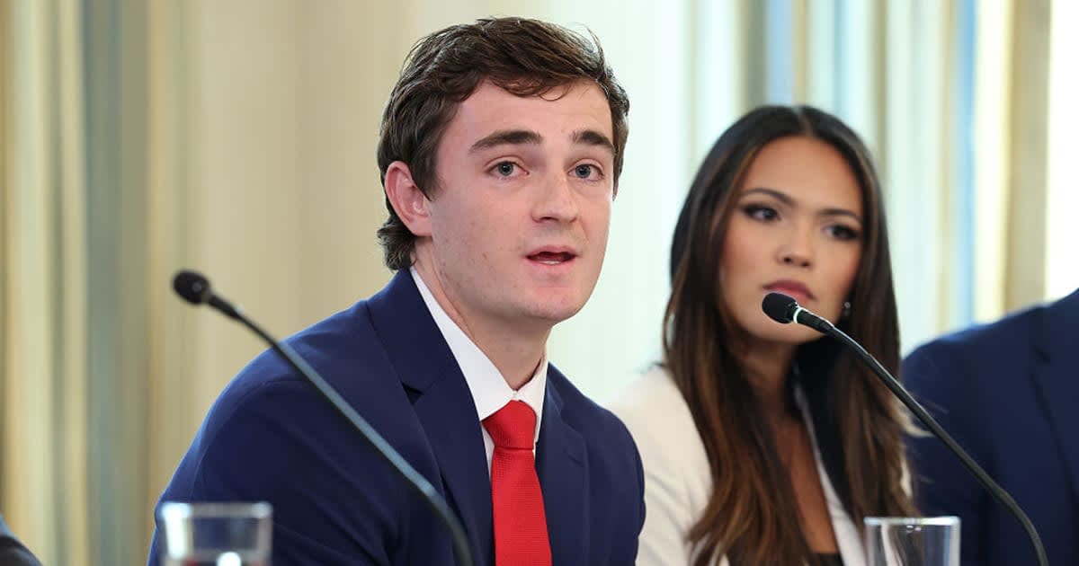 A social media post claims independent journalist Nick Shirley will be awarded the Presidential Medal of Freedom (Getty Images)