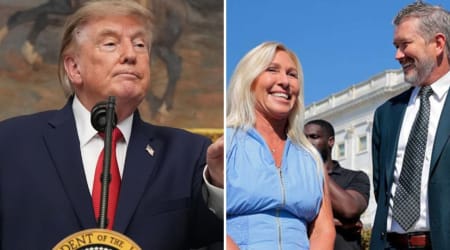 Trump slams ‘losers’ Marjorie Taylor Greene, Carlson and Thomas Massie after third-party meeting