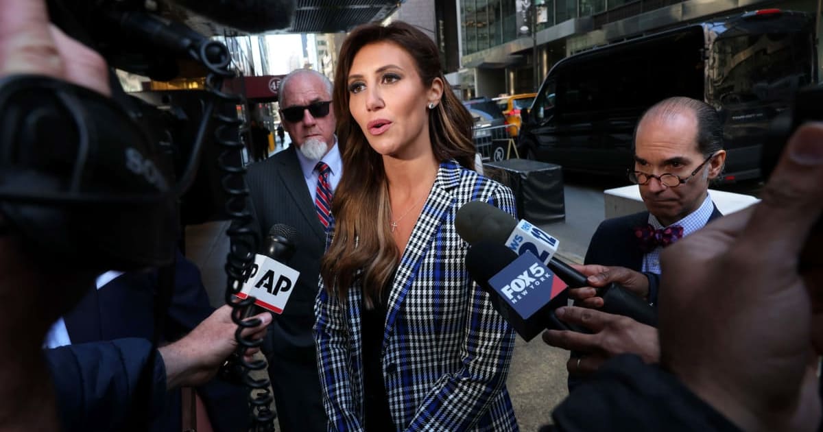 Alina Habba dismissed the speculation on X, saying she was 'not in the running for any job' (Getty Images)