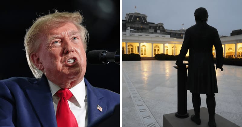 ‘Your favorite president’: Trump personally calls sculptor over Rose Garden statue