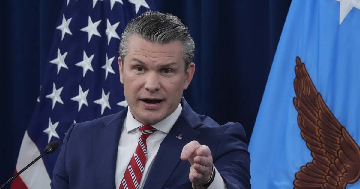 The Army Secretary has also been involved in a simmering battle for influence with Hegseth, with tension flaring late last year. (AP Photo/Manuel Balce Ceneta)
