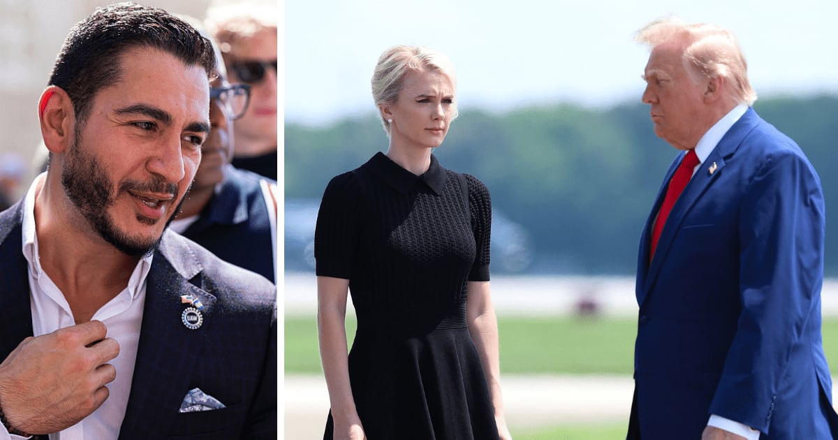 Democratic Senate candidate Abdul El-Sayed mentioned Natalie Harp, President Donald Trump's executive assistant, in a post on X (Getty Images)