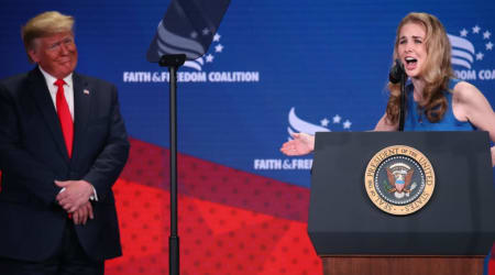 'Poster child' for feminists: Conservative commentator makes bizarre case for Natalie Harp