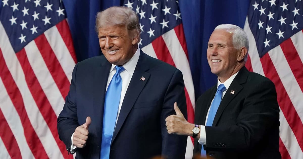 Pence argued the 'time’s going to come' for the US and Israel to 'finish the job' in Iran. (Getty Image)