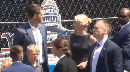 Fact Check: Did Eric Trump call Natalie Harp 'mom' at an IndyCar race event?