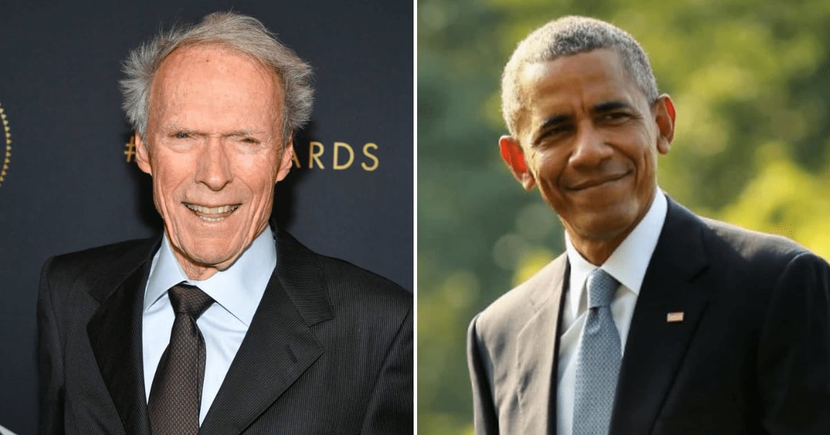 A viral social media post claims Clint Eastwood slammed Barack Obama's presidency, calling it the 'biggest fraud' (Getty Images)