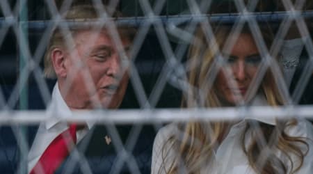 Fact Check: Did Trump and Melania argue over Natalie Harp at Freedom 250 Grand Prix?