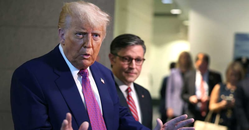 Mike Johnson reveals the unusual role Trump White House staff see him in
