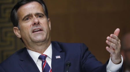 Mystery swirls after US military plane lands in Moscow with CIA chief John Ratcliffe aboard