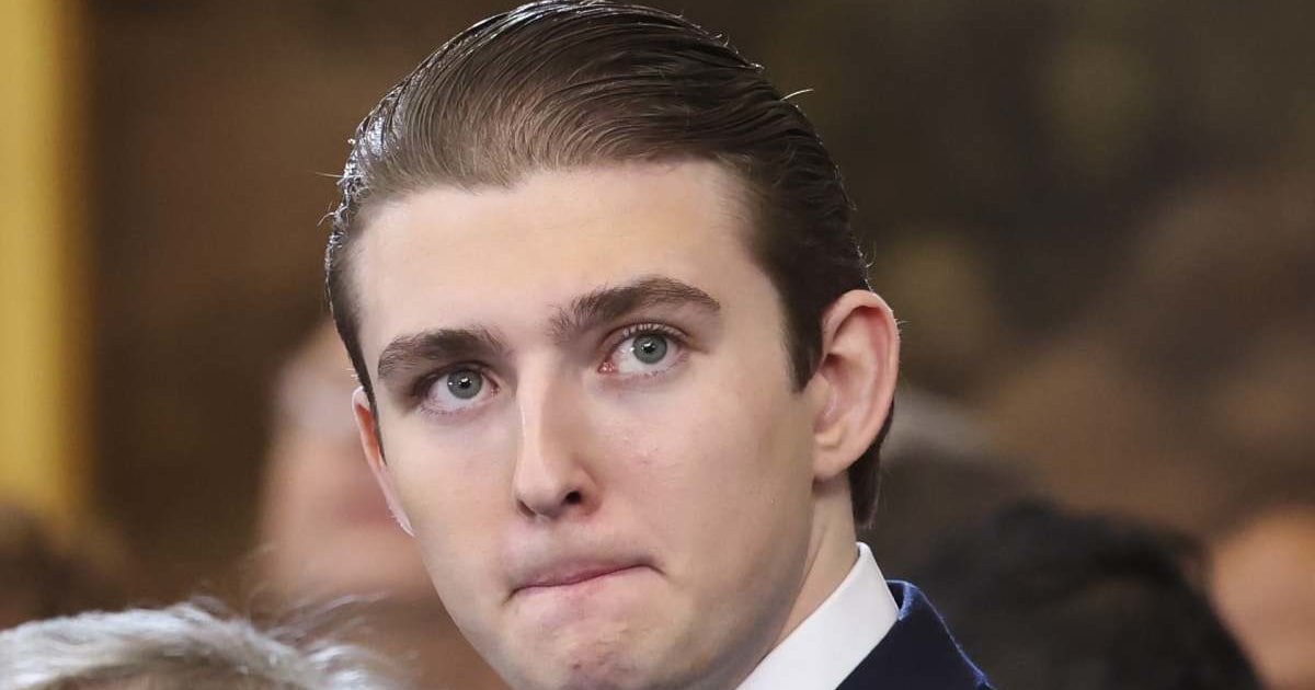 The Secret Service confirmed that it is 'aware' of a video reportedly published by Iranian state media that appears to threaten Barron Trump (Kevin Lamarque - Pool/Getty Images)