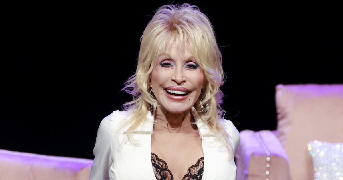 Dolly Parton speaks during 'Dolly: An Original Musical' fireside chat and press conference at The Fisher Center for the Performing Arts on January 28, 2025, in Nashville, Tennessee (Jason Kempin/Getty Images)