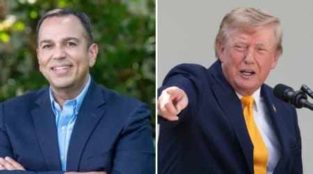 Trump-backed candidate Ralph Alvarado scrubs president from campaign website after primary win