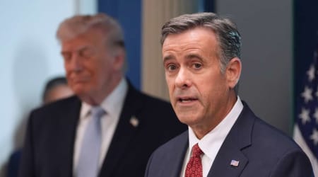Trump rules out 2 theories behind John Ratcliffe’s secret Moscow trip but won’t say why