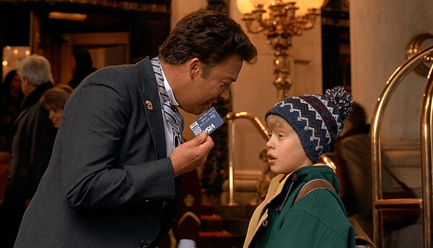 Tim Curry plays the concierge at New York’s Plaza Hotel in 'Home Alone 2', released in the year 1992