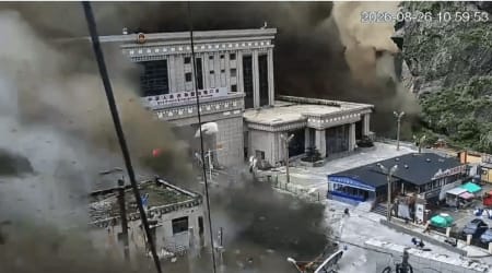 47 Americans go missing as Nepal flood video shows massive wave swallowing terrified crowd