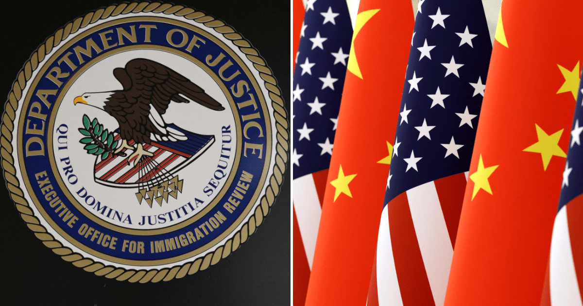 The Department of Justice on Wednesday, August 26, announced the seizure  of websites apparently used by the China-linked group, known as QTFY, to conduct the cyberattacks (Getty Images)