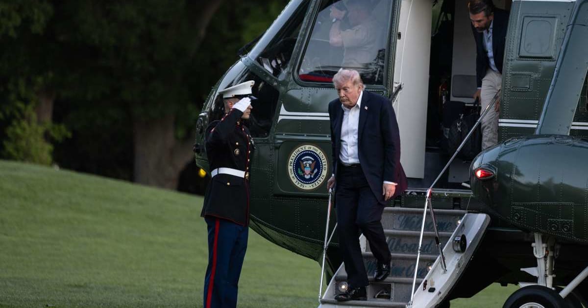 The FAA and White House said President Donald Trump was never in danger (Anna Rose Layden/Getty Images)
