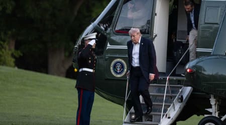 White House construction may have contributed to Trump’s Marine One close encounter with jet