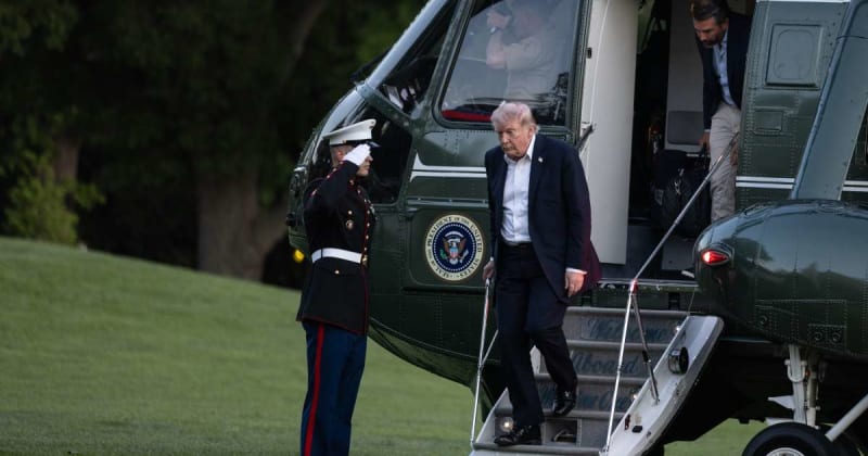 White House construction may have contributed to Trump’s Marine One close encounter with jet
