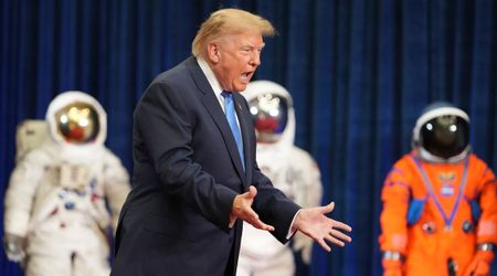 'A massive American starfleet': Trump lays out his futuristic vision for US in space