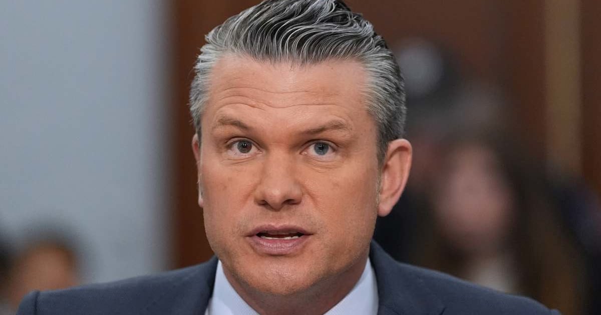The NBC News report claimed that Defense Secretary Pete Hegseth and his wife had raised the possibility of a 2028 campaign with close associates in recent months (AP Photo)