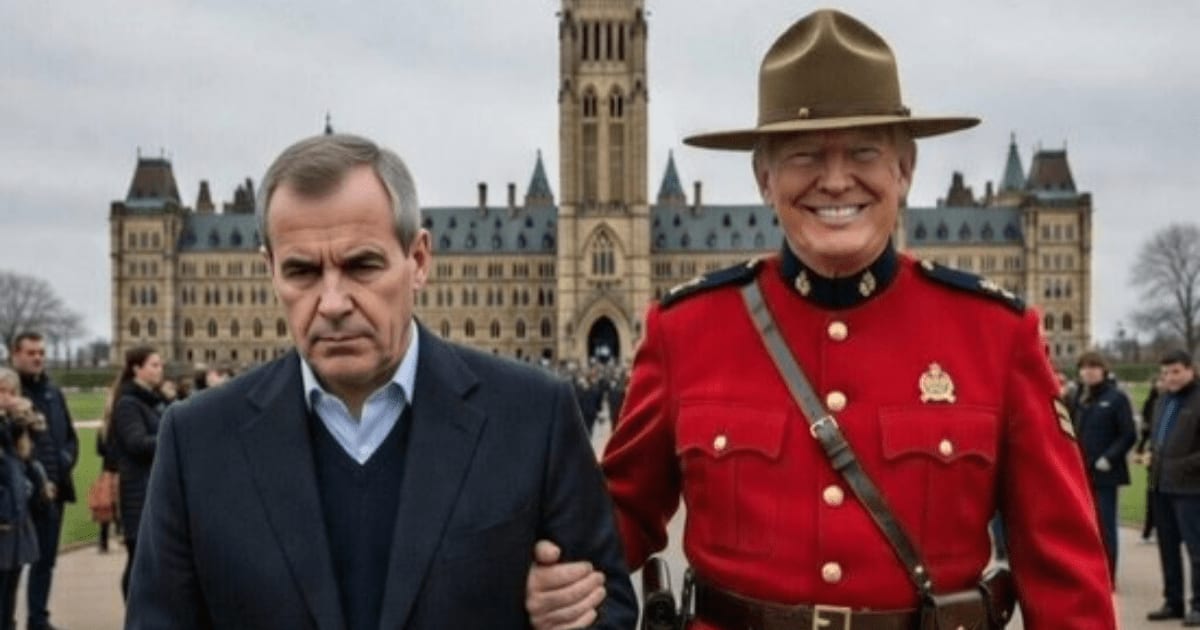 The alleged Trump post was captioned “Oh Canada!” (@ChadimirPoutine/X)