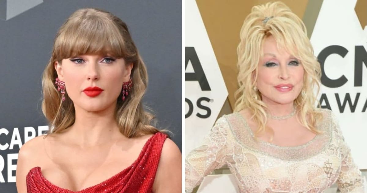 The gesture at Taylor Swift’s Rhode Island home came after President Donald Trump ordered American flags across the country to be flown at half-staff for a week following Dolly Parton’s death (Getty Images)