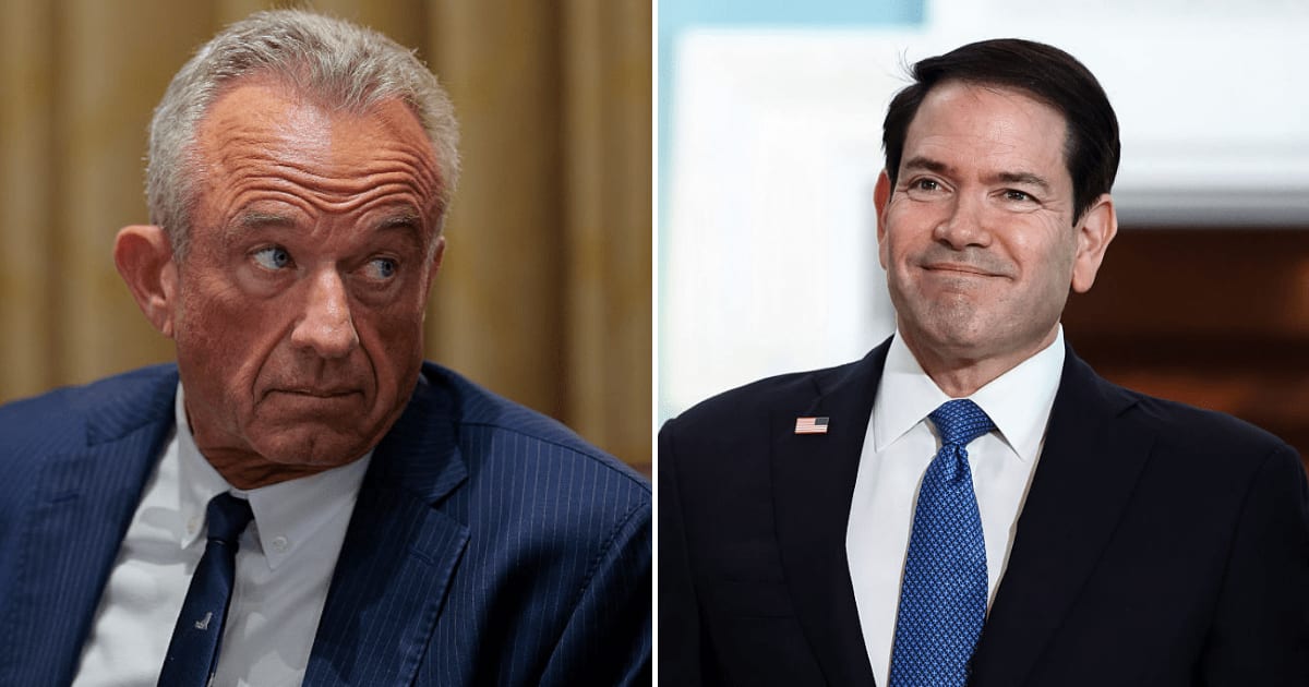 RFK Jr fired back at Marco Rubio's sauerkraut diet jab with a hilarious Pop-Tarts dig during an interview on Saturday, August 29 (Getty Images)