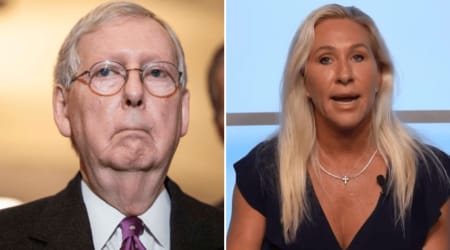 Marjorie Taylor Greene jokes about McConnell’s absence: ‘Dead or alive, we don’t even know!’