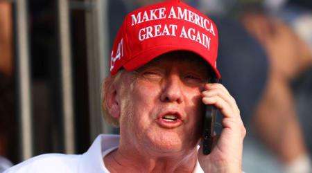 Trump crashes NASA briefing by phone, chief puts him on speaker for a message no one expected