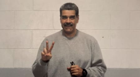 'Standing firm': Nicolas Maduro shares prison photos as gift to grandchildren and supporters