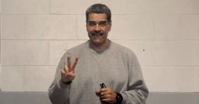 'Standing firm': Nicolas Maduro shares prison photos as gift to grandchildren and supporters