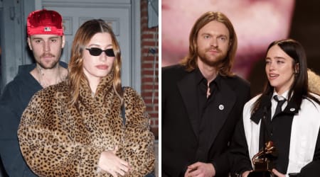 Justin Bieber shares photos with wife Hailey from Billie Eilish's brother's wedding