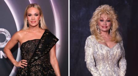 Carrie Underwood honors Dolly Parton in custom 'DP' jacket during emotional tribute