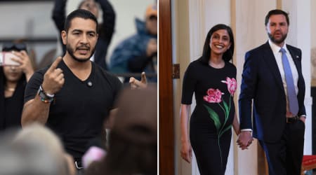 ‘Keep my wife’s name outta your mouth’: Vance channels Will Smith to slam El-Sayed over Usha jab